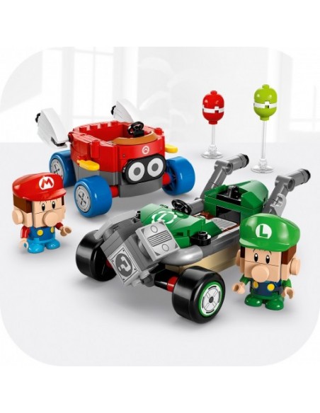 LEGO SUPER MARIO BEBE MARIO VS BEBE LUIGI