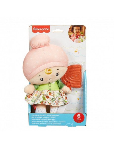 SONAJERO MUÑECA RUBIA CON MORDEDOR SONAJERO MUÑECA RUBIA CON MORDEDOR