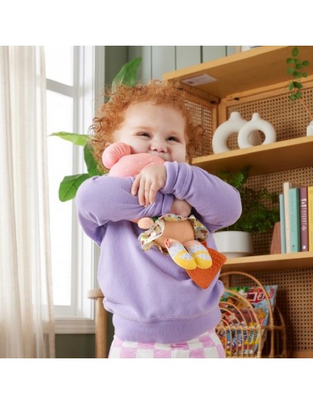 SONAJERO MUÑECA RUBIA CON MORDEDOR SONAJERO MUÑECA RUBIA CON MORDEDOR