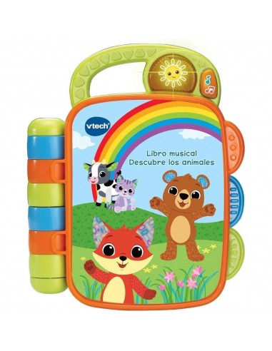 LIBRO MUSICAL DESCUBRE ANIMALES VTECH LIBRO MUSICAL DESCUBRE ANIMALES VTECH
