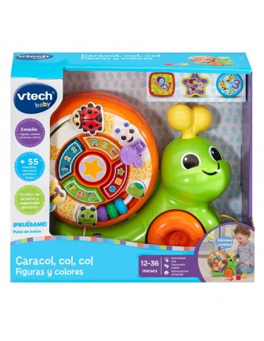 VTech Baby Caracol, Col, Col Figuras y Colores VTech Baby Caracol, Col, Col Figuras y Colores