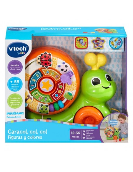 VTech Baby Caracol, Col, Col Figuras y Colores VTech Baby Caracol, Col, Col Figuras y Colores