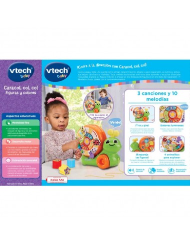 VTech Baby Caracol, Col, Col Figuras y Colores VTech Baby Caracol, Col, Col Figuras y Colores