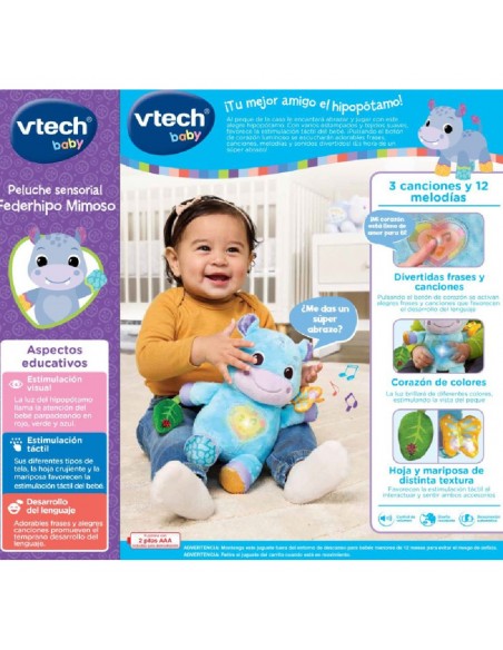 VTech Baby Peluche Sensorial Federhipo Mimoso