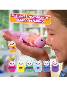 FINGERLINGS AXOLOT INTERACTIVO AJOLOTE ROSA QUE NADA DE VERDAD 2