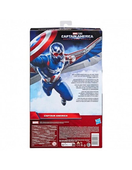 FIGURA DELUXE CAPITÁN AMÉRICA TITAN HERO F9301 HASBRO