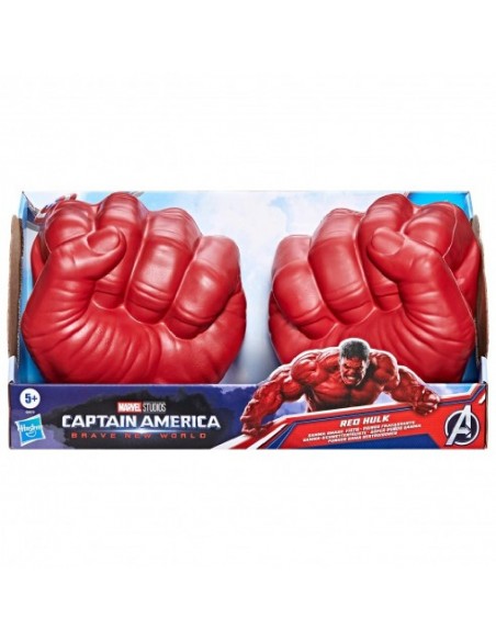 SÚPER PUÑOS GAMMA DE HULK ROJO G0070 HASBRO