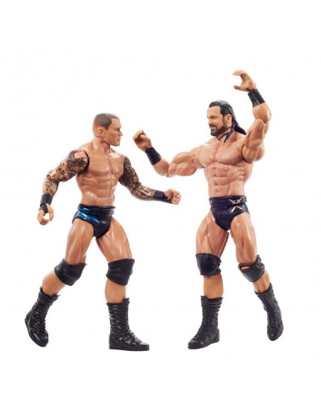 CINTURON WWE CON 2 FIGURAS