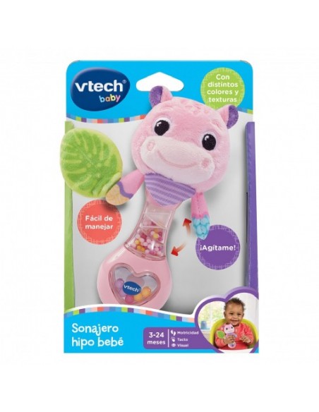 SONAJERO HIPPO BEBE ROSA SONAJERO HIPPO BEBE ROSA
