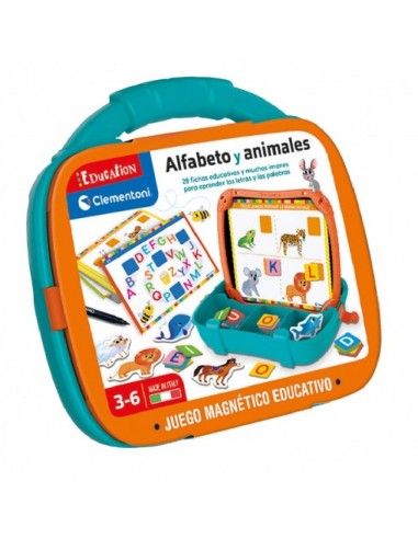 MALETIN MAGNETICO ALFABETO Y ANIMALES CLEMENTONI