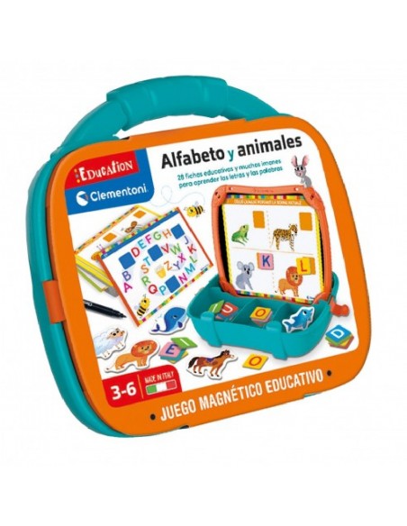 MALETIN MAGNETICO ALFABETO Y ANIMALES CLEMENTONI