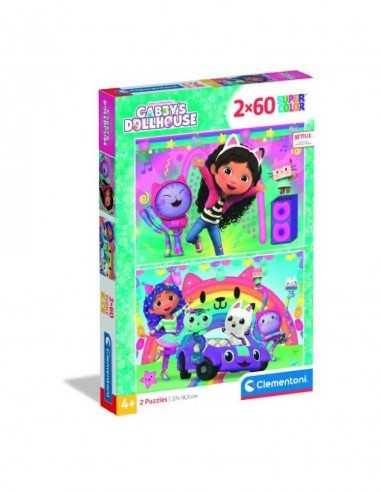PUZZLE GABBY 2 X 60 PIEZAS.