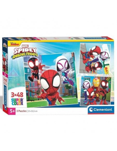 PUZZLE SPIDEY 3 X 48 PIEZAS.