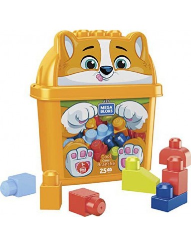 CUBO 25 BLOQUES PERRITO CORGI FISCHER PRICE CUBO 25 BLOQUES PERRITO CORGI FISCHER PRICE