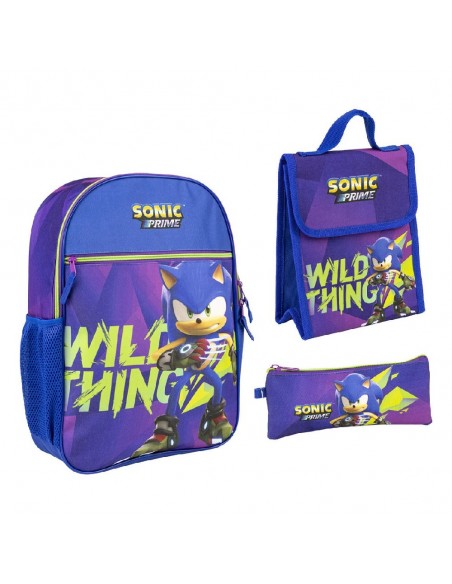 MOCHILA SONIC CON ESTUCHE Y BANDOLERA