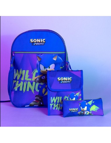 MOCHILA SONIC CON ESTUCHE Y BANDOLERA