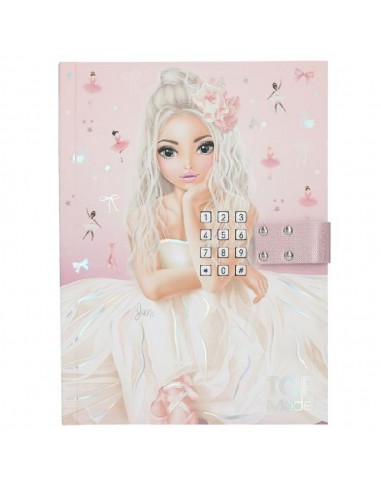 DIARIO CON CODIGO SECRETO BALLET TOP MODEL