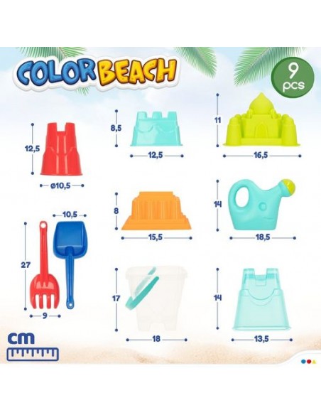 BOLSA DE PLAYA CON CUBO Y ACCESORIOS PLAYA CASTILLO BOLSA DE PLAYA CON CUBO Y ACCESORIOS PLAYA CASTILLO