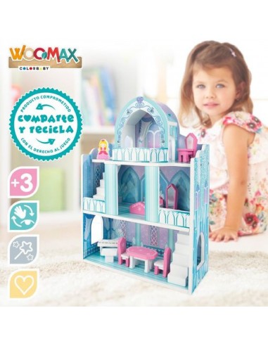Woomax Casa De Muñecas De Madera Princesa