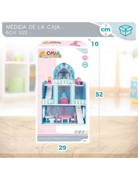 Woomax Casa De Muñecas De Madera Princesa