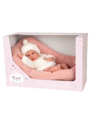 Muñecas Arias Elegance Andie Rosa con Cojín 40 cm