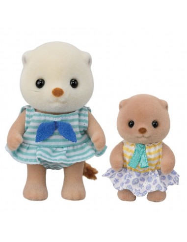 SET HERMANAS NUTRIA MARINA SYLVANIAN FAMILIES