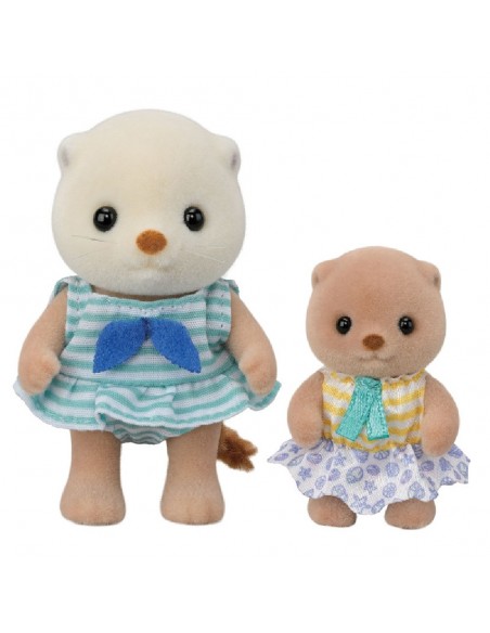 SET HERMANAS NUTRIA MARINA SYLVANIAN FAMILIES