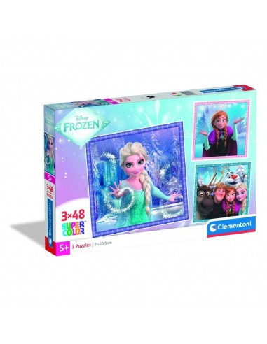 PUZZLE FROZEN 3 X 48 PIEZAS.
