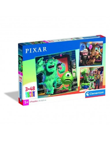 PUZZLE DISNEY PIXAR 3 X 48 PIEZAS.