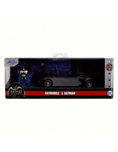 BATMOVIL 1:32 ANIMATED CON FIGURA