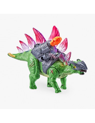 FIGURA STEGOSAURUS ROBO ALIVE DINO WARS MOVIMIENTO Y SONIDOS