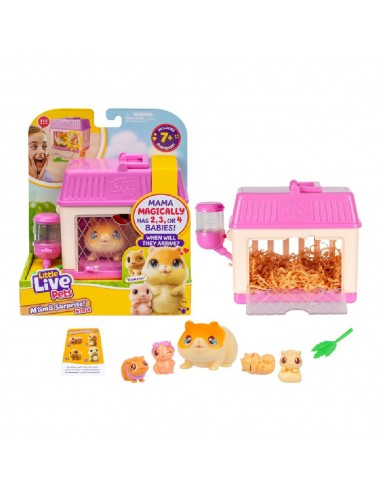 Little Live Pets Minis Mama Surprise! Mascotas con Casita (VARIOS MODELOS)