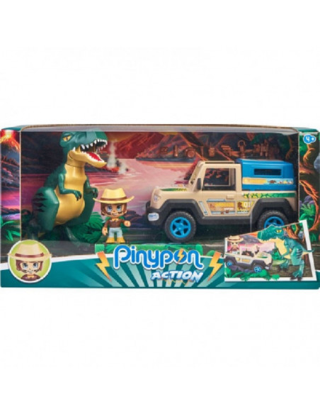 PINYPON ACTION VEHICULO CON DINOSAURIO
