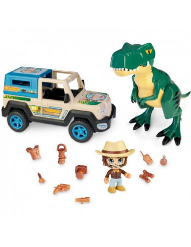 PINYPON ACTION VEHICULO CON DINOSAURIO
