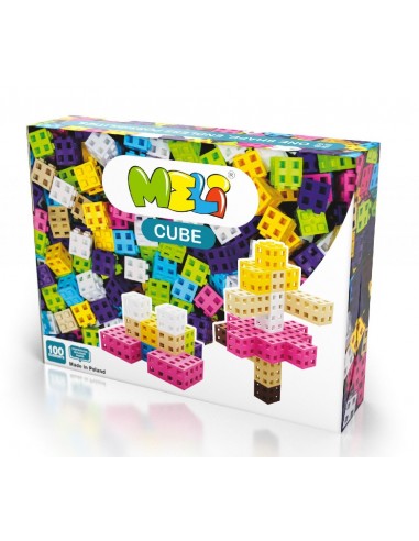MELI CUBE PASTEL 100-PIEZAS.