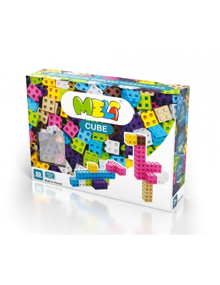 MELI CUBE PASTEL 50-PIEZAS.