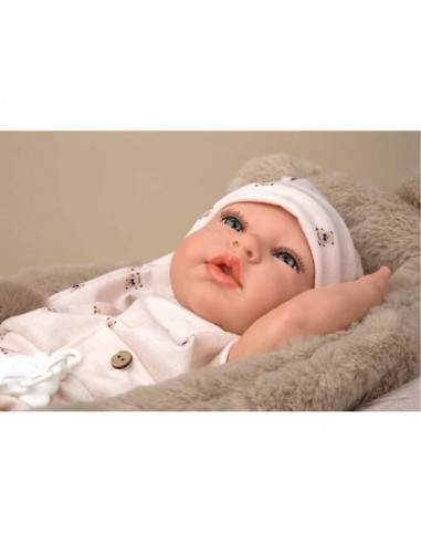 MUÑECA REBORN LIDIA 40-CMS. BEIGE