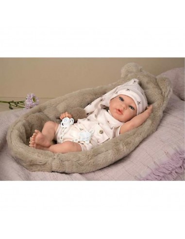 MUÑECA REBORN LIDIA 40-CMS. BEIGE