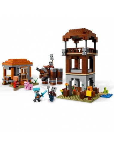LEGO MINECRAFT PUESTO SAQUEADORES Y DEVASTADOR