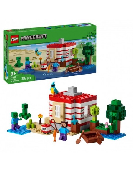 LEGO MINECRAFT CASA DINAMITA DE LA SELVA