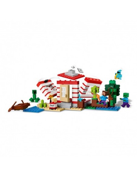LEGO MINECRAFT CASA DINAMITA DE LA SELVA