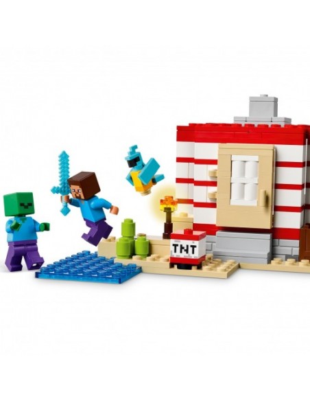 LEGO MINECRAFT CASA DINAMITA DE LA SELVA