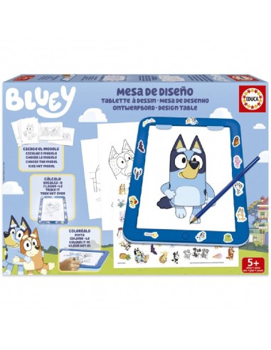 MESA DE DIBUJO BLUEY CON LUZ