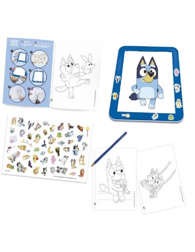 MESA DE DIBUJO BLUEY CON LUZ