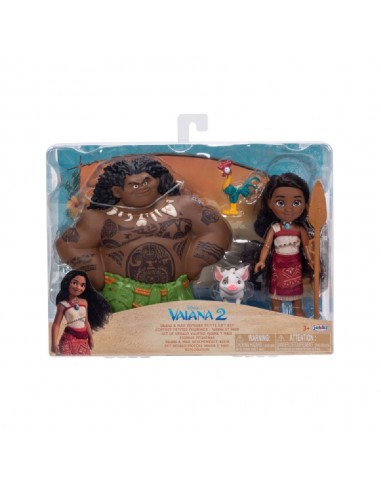 Disney Vaiana II Set de Regalo Vaiana & Maui de 15 cm