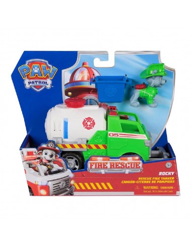 VEHICULO PAW PATROL FIRE RESCATE ROCKY