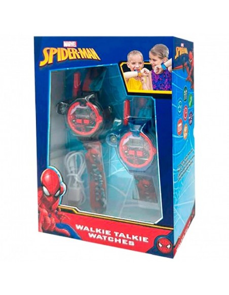 RELOJ WALKIE TALKIE 2 EN 1 SPIDERMAN