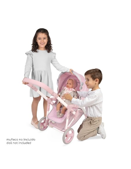 Carro de Muñecas Sophie 3x1 Plegable DeCuevas 81675