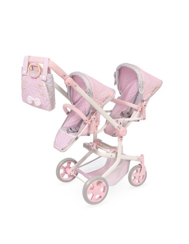 Carro de Muñecas Sophie Silla Gemelar Plegable DeCuevas 90875