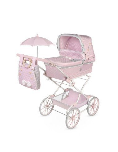 Carro de Muñecas Sophie Plegable con Sombrilla DeCuevas 82075